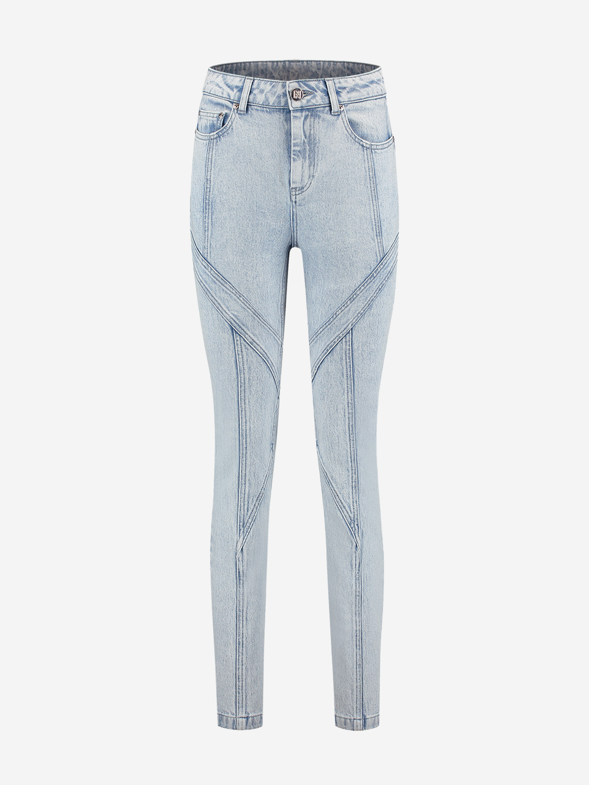 Jeans with line details