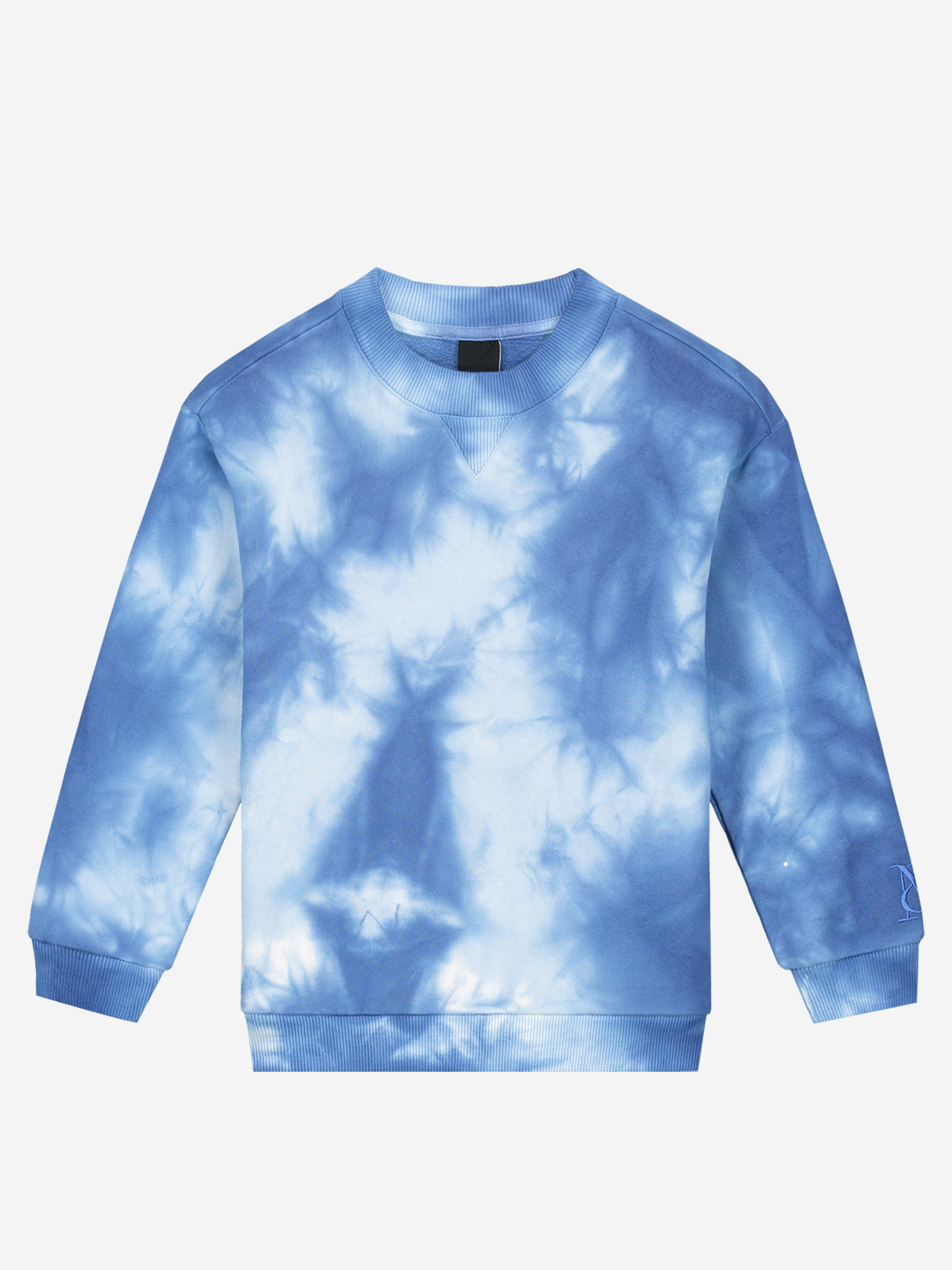 Sweater met tie-dye print