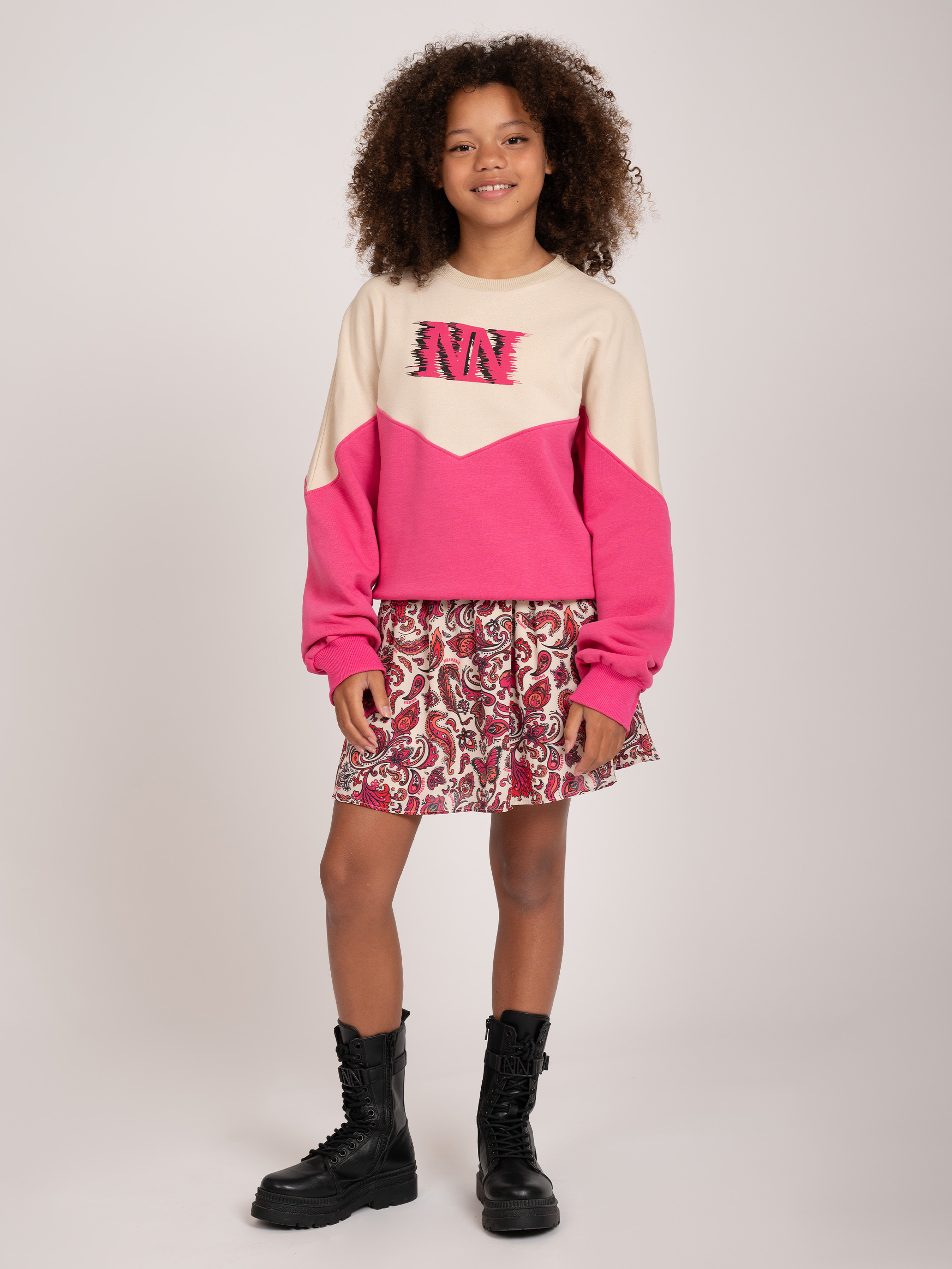 Sweatshirt met NN-logo