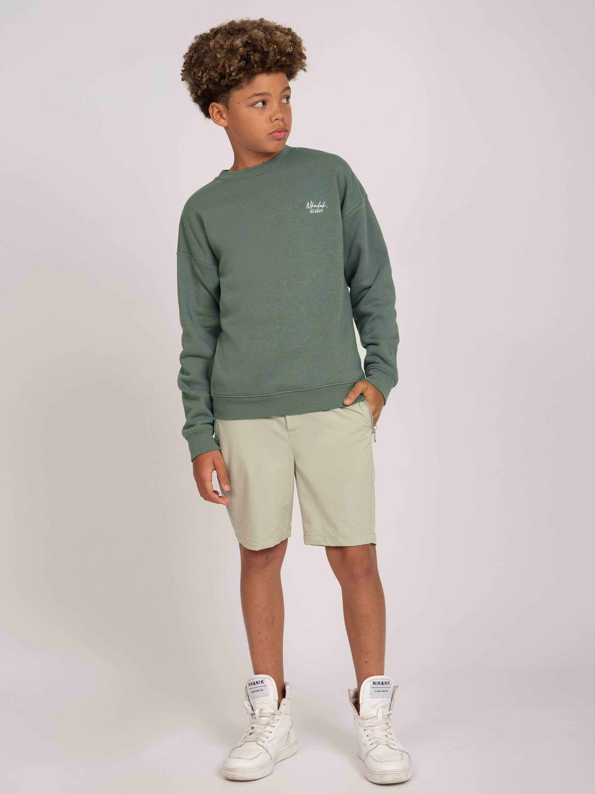 Oversized sweatshirt met logo