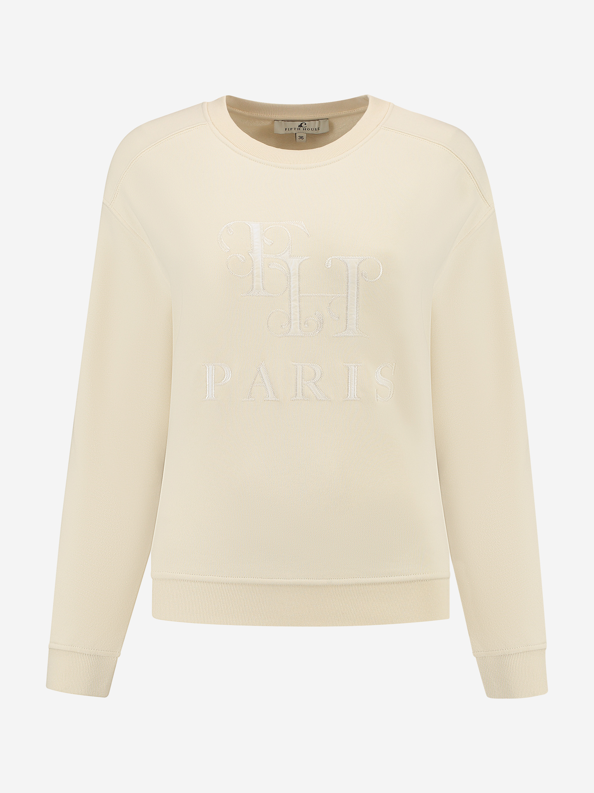 Sweater met embroidery logo