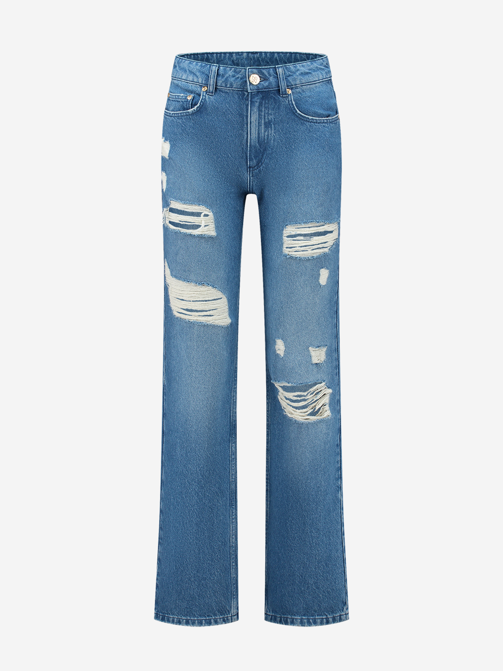 Denim jeans with detail