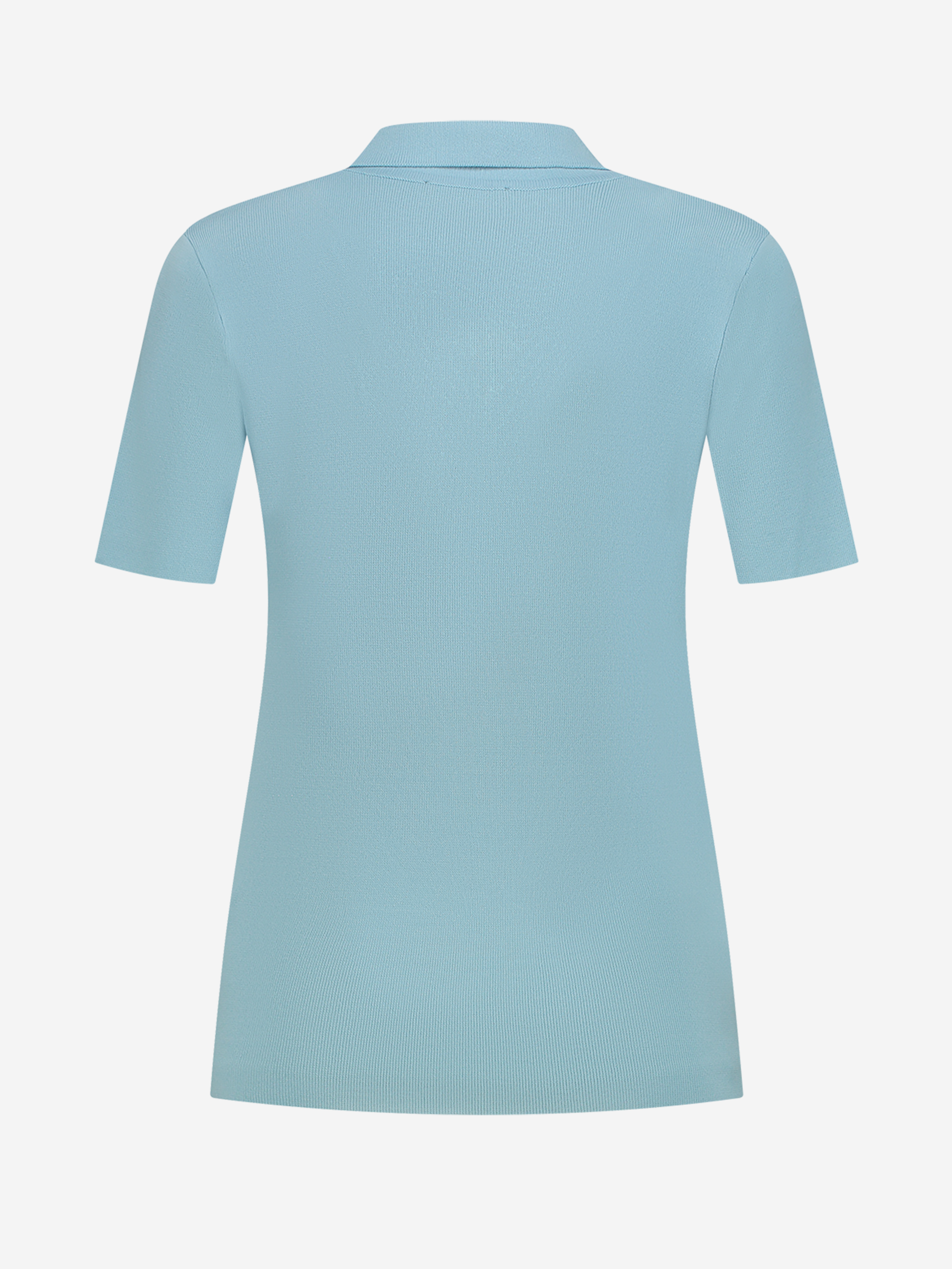 Polo top with short sleeves