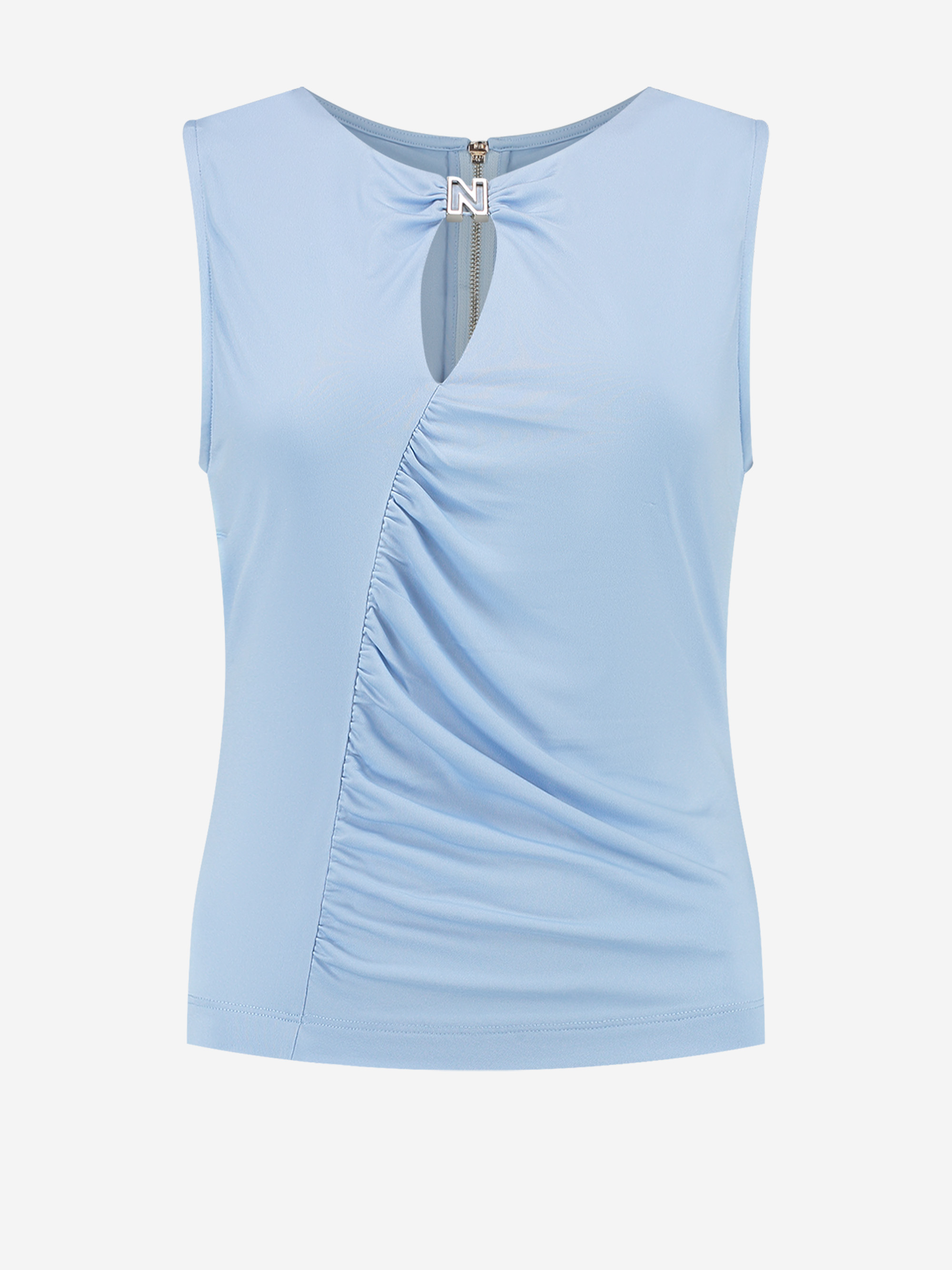 Sleeveless top with cutout