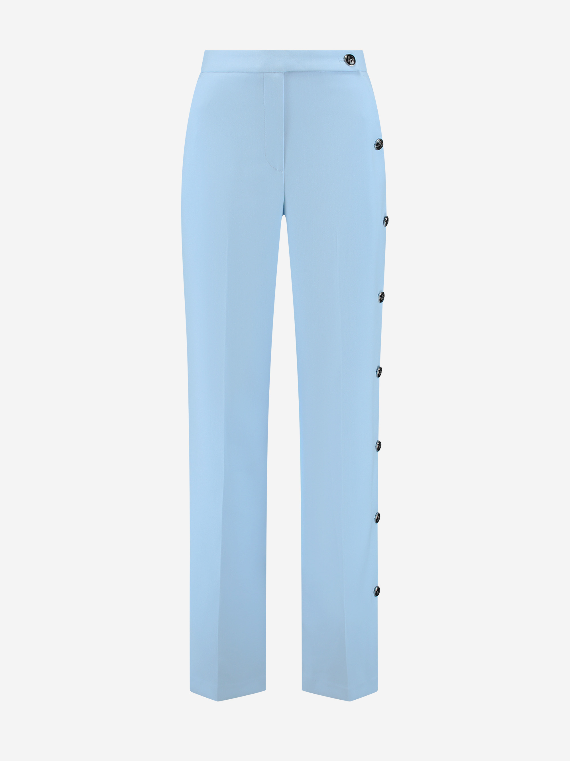 High rise pants with buttons