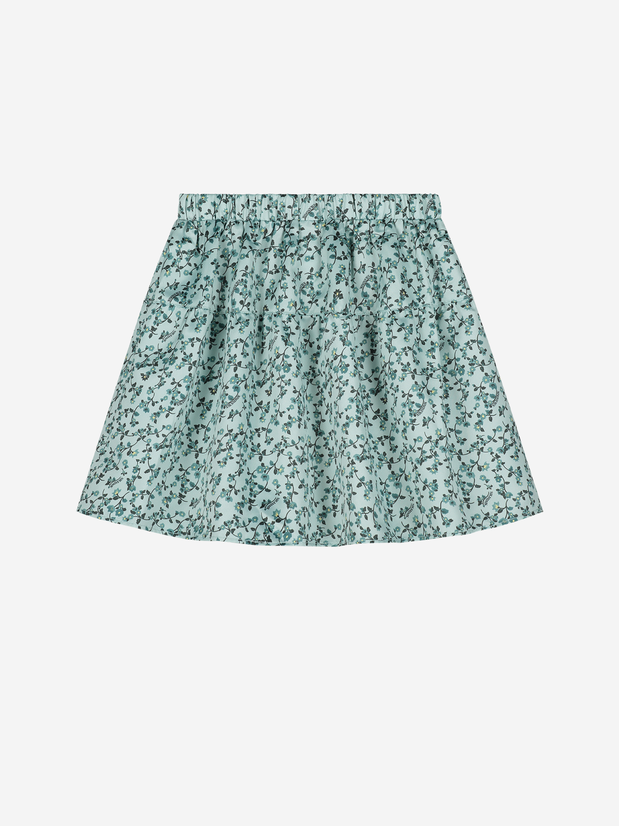 High waist rok met bloemenprint