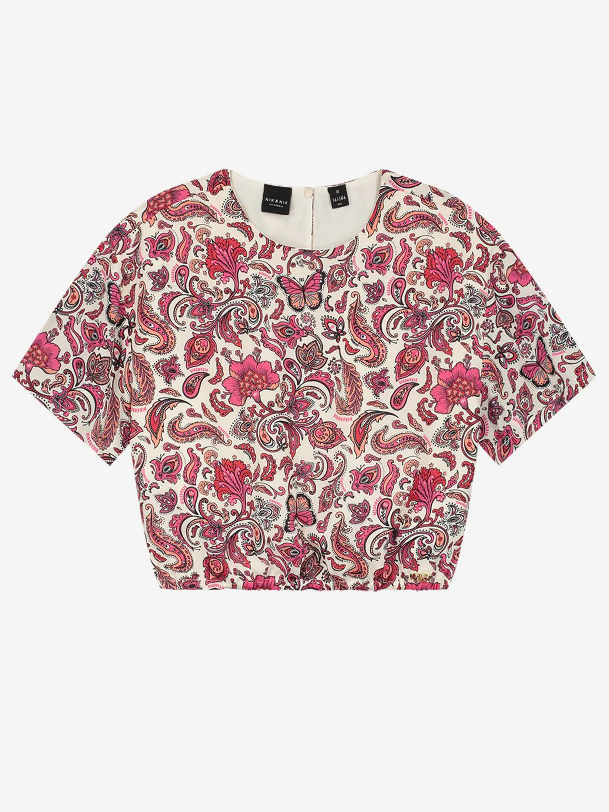 Top met print