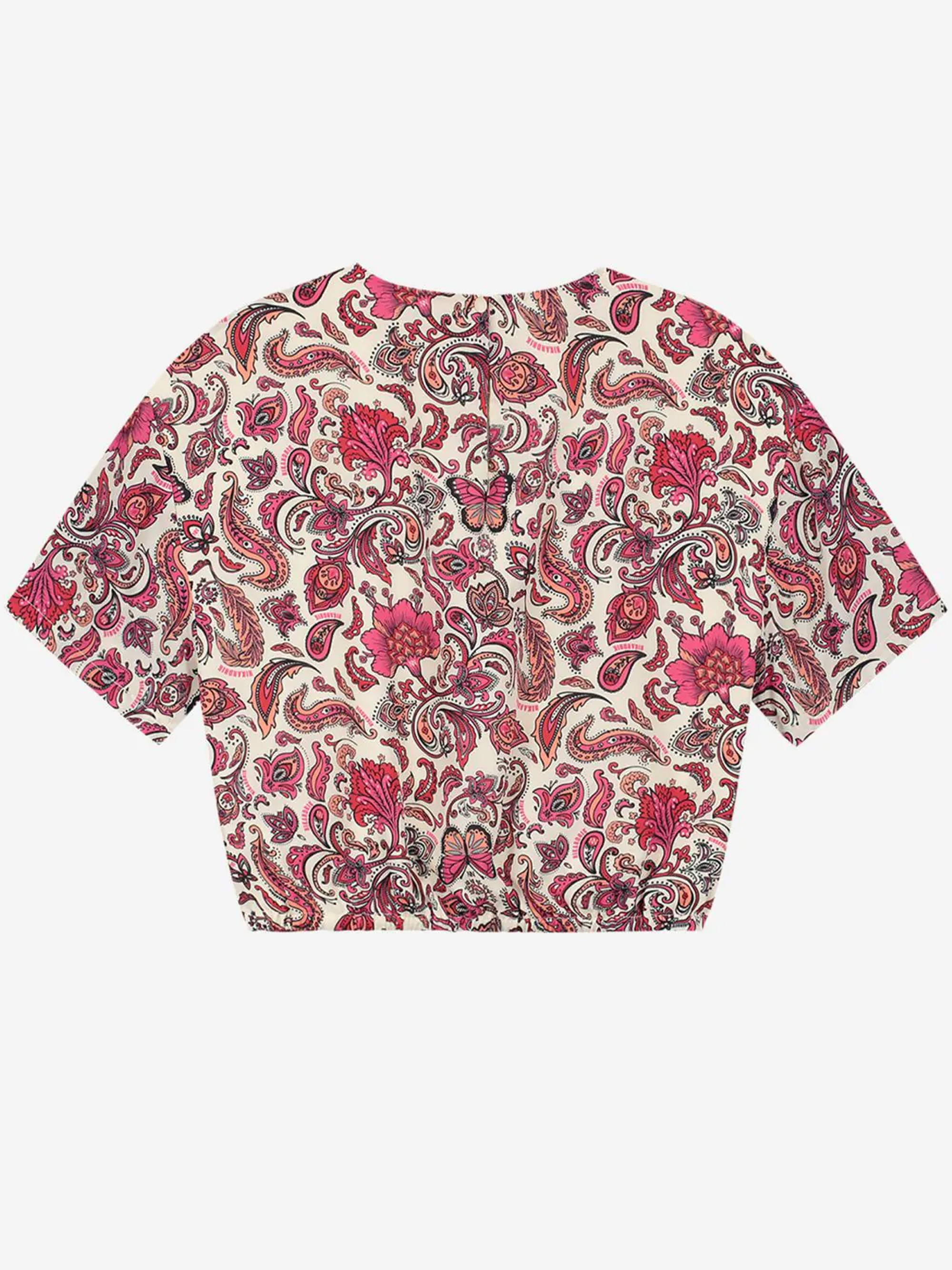 Top met print