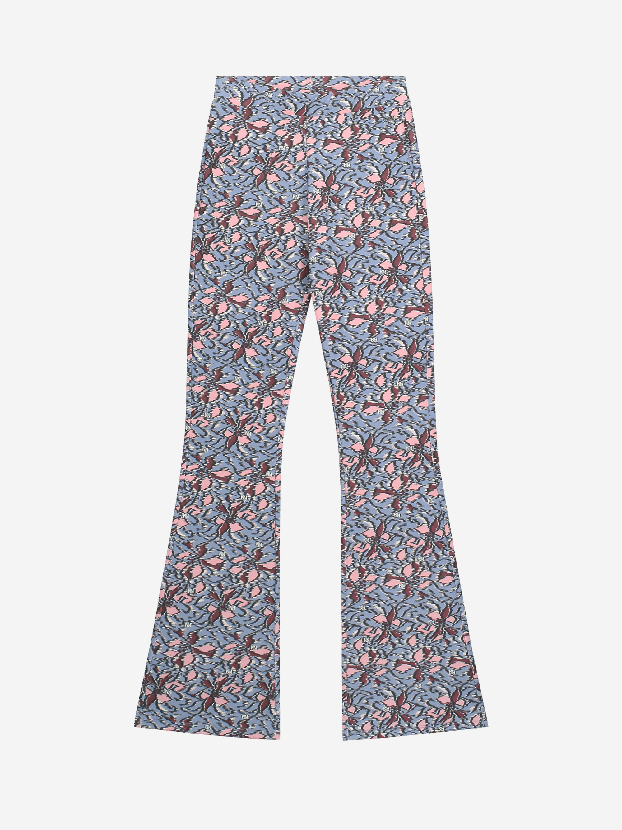 Flared broek met print